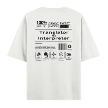 Translator & Interpreter - Oversize Tshirt