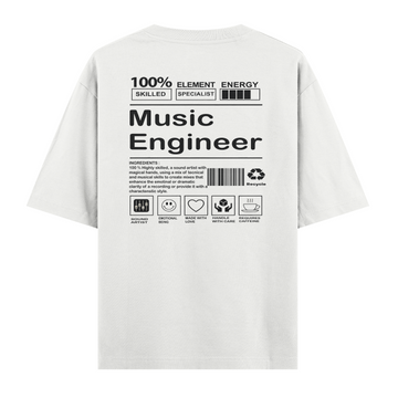 Music  Engineer - Oversize Tshirt