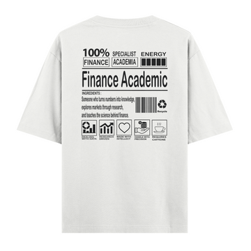 Finance Academic - Oversize Tshirt