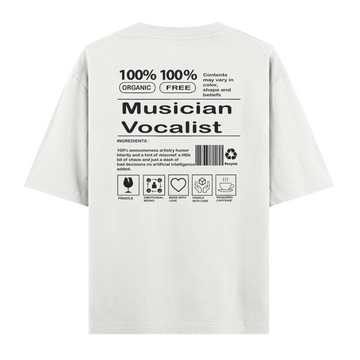 Musician Vocalist - Oversize Tshirt