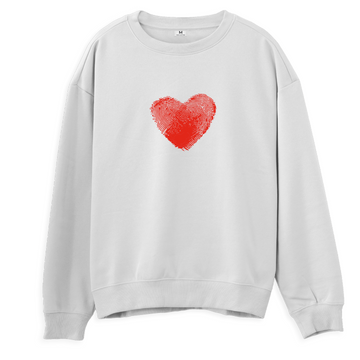 Heart Finger Print - Sweatshirt