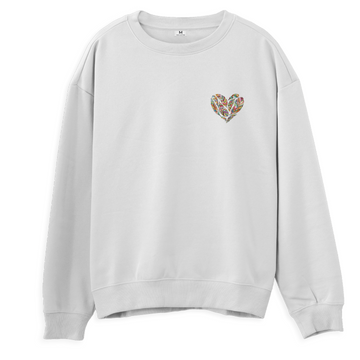 Feather Heart - Sweatshirt -Regular