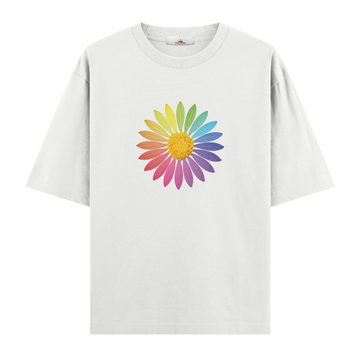 Rainbow Daisy - Oversize Tshirt