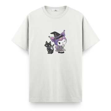 Kuromi and Cat - Çocuk Tshirt