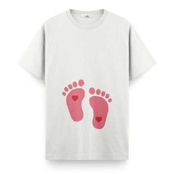 Baby Feets Girl - Hamile Regular Tshirt