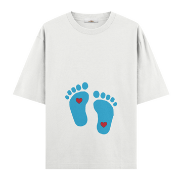 Baby Feets Boy - Hamile Oversize Tshirt