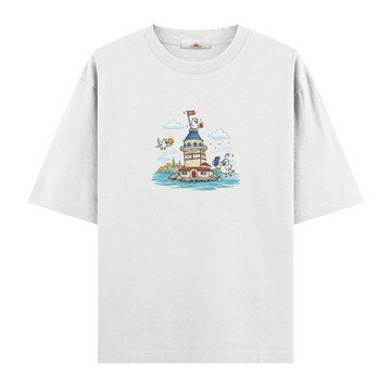 İstanbul Kız Kulesi - Oversize Tshirt