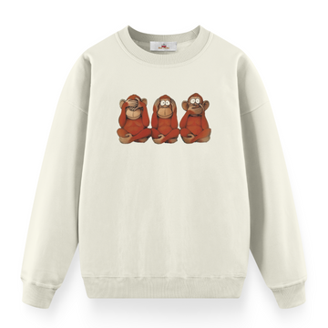 Three Monkeys - Premium Çocuk Sweatshirt