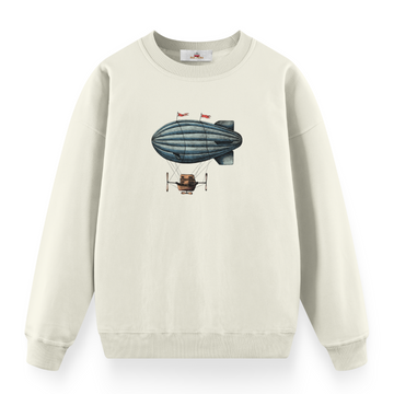 Retro Zeplin - Premium Oversize Sweatshirt