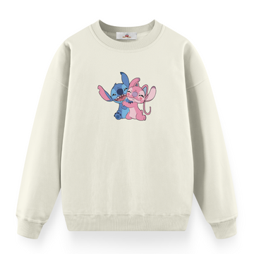 Stitch and Angel - Premium Oversize Sweatshirt