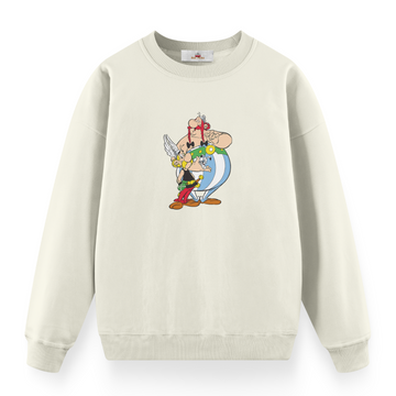 Asterix ve Oburix - Premium Çocuk Sweatshirt
