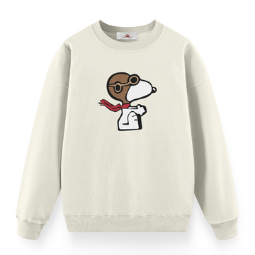 Snoopy Pilot - Premium Oversize Sweatshirt