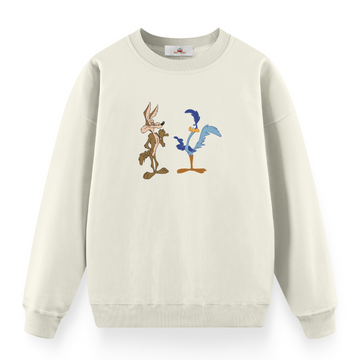 Coyote and Road Runner - Premium Çocuk Sweatshirt