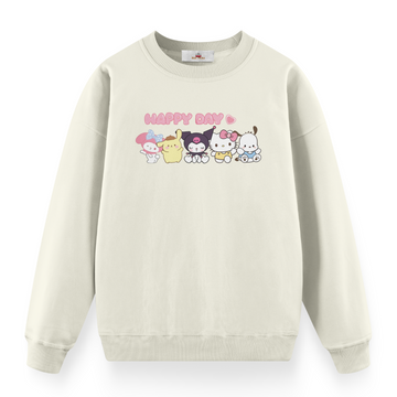 Hello Kitty Happy Day - Premium Çocuk Sweatshirt
