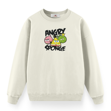 Angry Sponge - Premium Çocuk Sweatshirt