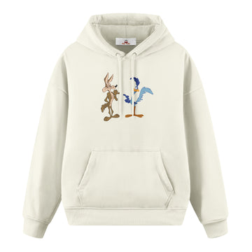 Coyete and Road Runner - Premium Oversize Hoodie