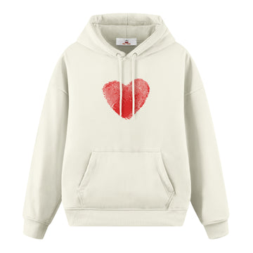 Heart Finger Print - Premium Çocuk Hoodie