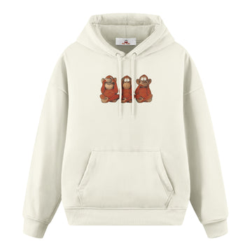 Three Monkeys - Premium Oversize Hoodie