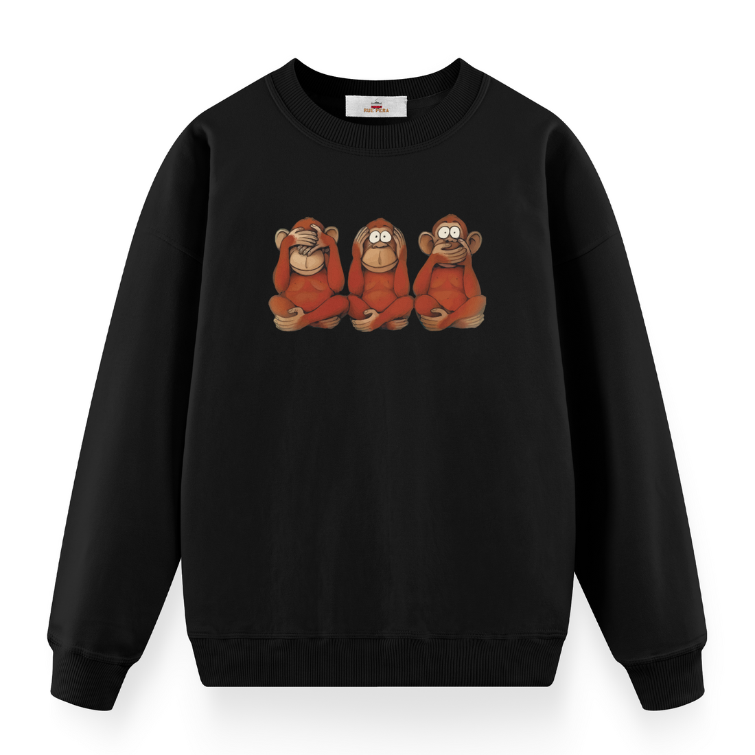 Three Monkeys - Premium Oversize Sweatshirt