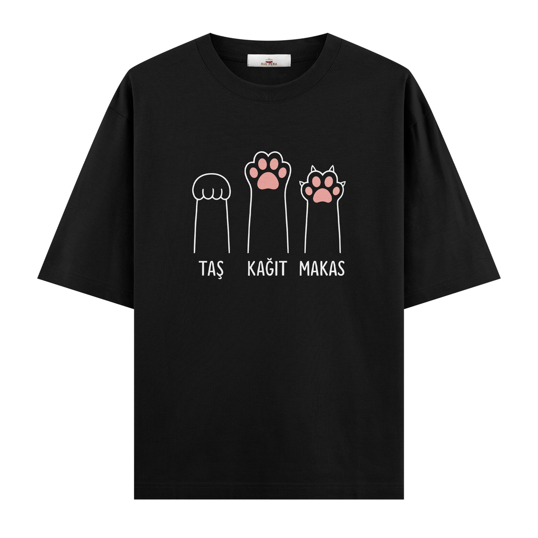 Taş Kağıt Makas - Oversize Tshirt