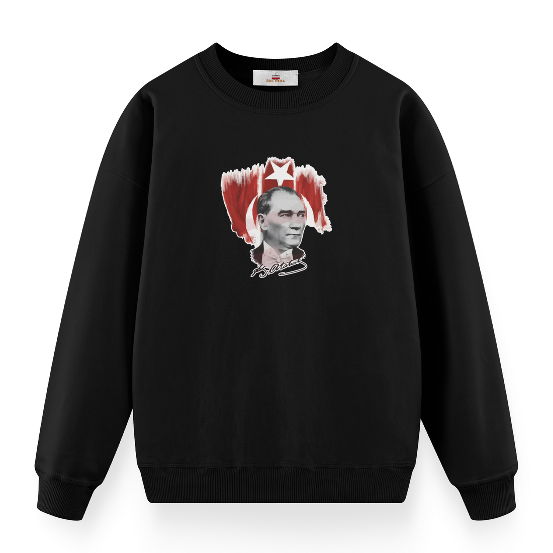Atatürk Bayrak - Premium Oversize Sweatshirt