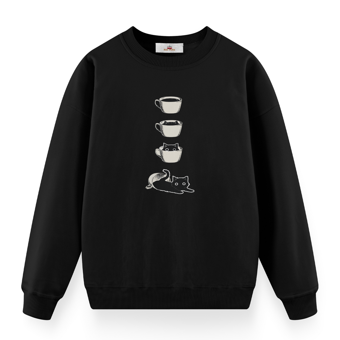 Coffee Cat - Premium Çocuk Sweatshirt
