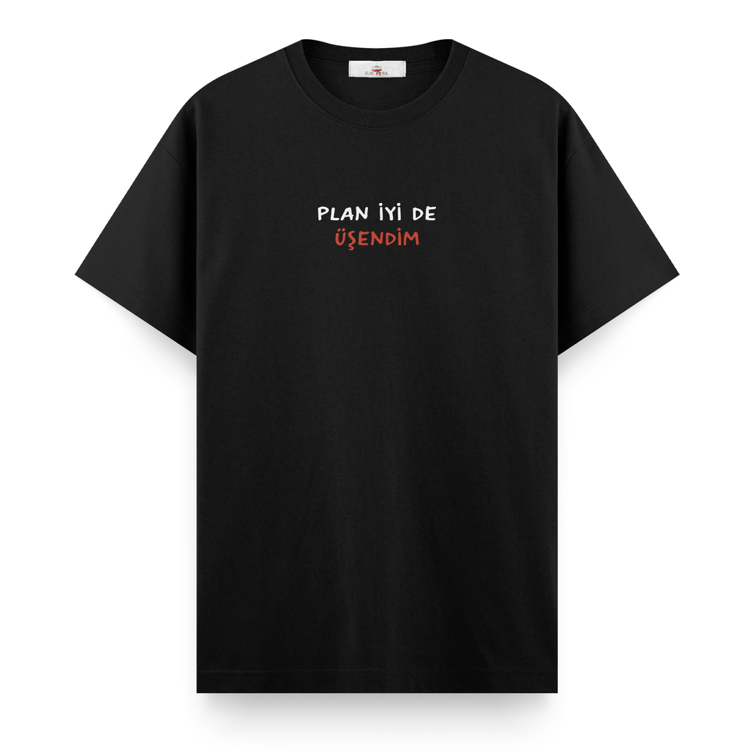 Plan İyi de Üşendim - Regular Tshirt