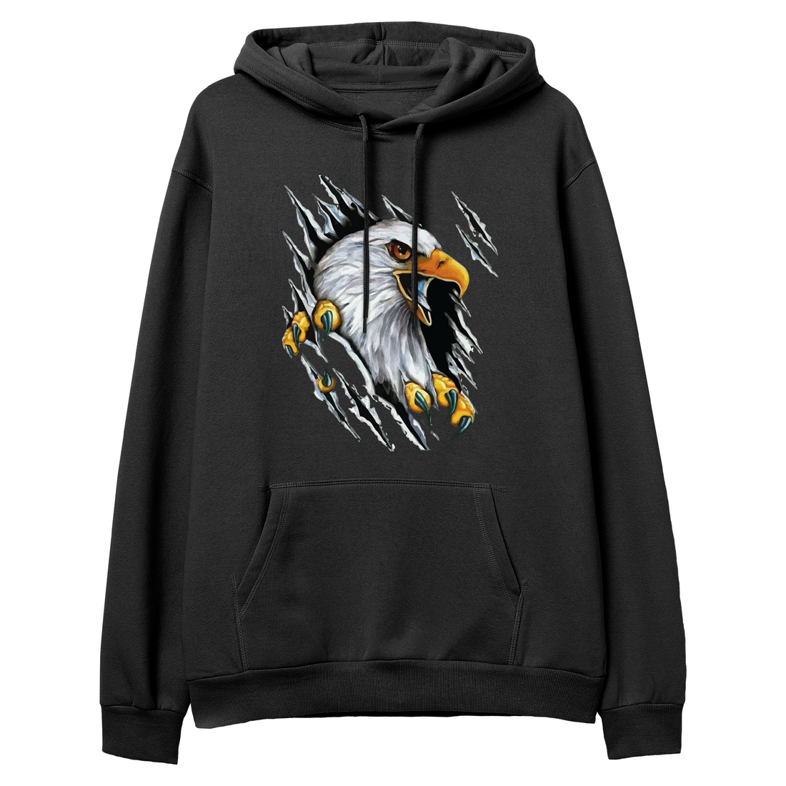 Angry Eagle - Hoodie - Regular