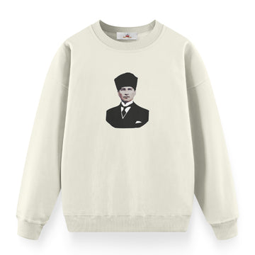 Atatürk Portre - Premium Çocuk Sweatshirt